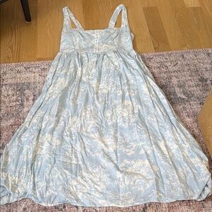 Light Blue Floral Dress